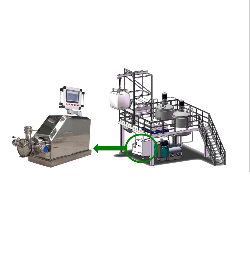 在線無塵投料分散研磨系統(tǒng)IDS 在線無塵投料分散研磨系統(tǒng)IDS